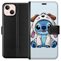 Pikkukuva 1 / 3: Apple iPhone 13 Lompakkokotelo Stitch Koirapuku Lilo & Stitch Disney Hauska Design Sininen Avaruusolento Sarjakuva Hahmo Suosittu Lapsille Suosittu Di