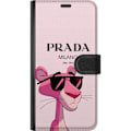 Miniatyrbillede 3 af 3: Samsung Galaxy A05s Tegnebogsetui Prada Lyserød Panter