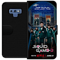 Miniatyrbild 1 av 3: Samsung Galaxy Note9 Plånboksfodral Squid Game Säsong 3 Seriefigurer Populärt TV Serie Motiv Ikoner Spänning Drama Asiatisk Design Trend
