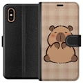 Pikkukuva 1 / 3: Apple iPhone XS Max Lompakkokotelo Mobilskal kawaii capybara flera figurer japansk stil