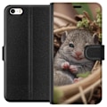 Miniatyrbillede 1 af 3: Apple iPhone 5 Tegnebogsetui Rotte Smilende Dyremotiv By Motiv Urban Grafisk Design Populært Sjovt Motiv Kunstart Stil