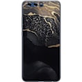 Miniatyrbillede 1 af 3: Huawei P10 Gennemsigtig cover Sort guld abstrakt