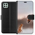 Miniatyrbilde 1 av 3: Samsung Galaxy A22 5G Lommeboketui Hest & Hund