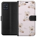 Miniatyrbillede 1 af 3: Samsung Galaxy A51 Tegnebogsetui Teddy Dior Vibes - luksuriøs bamse i modetil