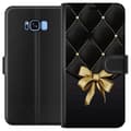 Kompatibel Tegnebogsetui til Samsung Galaxy S8 Elegant Roset