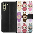 Miniatyrbillede 1 af 3: Samsung Galaxy S21 FE 5G Tegnebogsetui Labubu Pink Monster - P