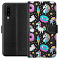 Miniatyrbillede 1 af 3: Huawei P30 Tegnebogsetui Unicorn