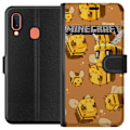 Miniatyrbild 1 av 3: Samsung Galaxy A20e Plånboksfodral Minecraft Bi