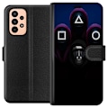 Miniatyrbild 1 av 3: Samsung Galaxy A23 Plånboksfodral Squid Game Säsong 3 Nya Ikoner Populär Serie TV Motiv Asiatisk Drama Trend Ikoniskt Grafisk Design