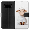 Pikkukuva 1 / 3: Samsung Galaxy S10+ Lompakkokotelo Suloinen Lammas - lasten ja