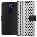 Miniatyrbillede 1 af 3: Xiaomi Redmi 9 Tegnebogsetui Palæstinensisk mønster - inspireret af traditionel stil keffiyeh-stof