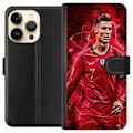 Miniatyrbilde 1 av 3: Apple iPhone 14 Pro Lommeboketui Ronaldo Ferdigheter - CR7 Design for Ekte Supportere