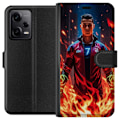 Pikkukuva 1 / 3: Xiaomi Redmi Note 12 Pro Lompakkokotelo Ronaldo Inferno - jalkapallolegenda liekeissä