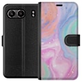 Miniatyrbilde 1 av 3: OnePlus Nord 4 Lommeboketui Pastellmarmor