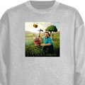 Miniatyrbilde 1 av 3: Sweatshirt for Barn | Myk og Klassisk Collegegenser A Minecraft Movie grå one size