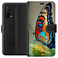 Miniatyrbillede 1 af 3: OnePlus Nord CE 5G Tegnebogsetui Sommerfugl Natur Sommer Motiv Vinger Farverig Design Populær Dekoration Grafisk Eksotisk Tema