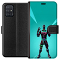 Miniatyrbillede 1 af 3: Samsung Galaxy A71 Tegnebogsetui sort ridder fortnite