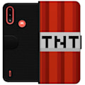 Miniatyrbillede 1 af 3: Motorola Moto E7 Power Tegnebogsetui Minecraft TNT