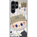 Pikkukuva 1 / 3: Samsung Galaxy S24 Ultra Läpinäkyvä kuori Labubu Minimal Mood - Yksinkertainen ja tyylikäs hirviösuunnittelu