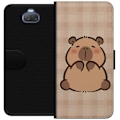 Miniatyrbillede 1 af 3: Sony Xperia 10 Plus Tegnebogsetui Mobilskal kawaii capybara flera figurer japansk stil