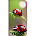Pikkukuva 3 / 3: Huawei P Smart Z Lompakkokotelo Leppäkerttu Hyönteinen Onni Symboli Luontoaihe Suosittu Graafinen Motiivi Koristelu Kesäkiertue
