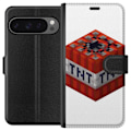 Miniatyrbillede 1 af 3: Google Pixel 9 Pro XL Tegnebogsetui Minecraft TNT