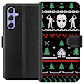 Miniatyrbillede 1 af 3: Samsung Galaxy A54 Tegnebogsetui Glædelig Jul