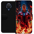 Pikkukuva 1 / 3: Nokia G20 Lompakkokotelo Ronaldo Inferno - jalkapallolegenda liekeissä