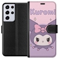 Pikkukuva 1 / 3: Samsung Galaxy S21 Ultra 5G Lompakkokotelo Kuromi Kawaii