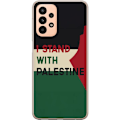Miniatyrbild 1 av 3: Samsung Galaxy A23 Genomskinligt Skal Stand with Palestine – solidaritetsdesign med starkt budskap
