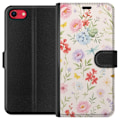 Miniatyrbillede 1 af 3: Apple iPhone 7 Tegnebogsetui Blomster