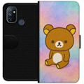 Miniatyrbillede 1 af 3: OnePlus Nord N100 Tegnebogsetui Kawaii Sanrio Rilakkuma