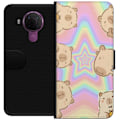 Pikkukuva 1 / 3: Nokia 5.4 Lompakkokotelo Kawaii Capybara Galaxy Söpö Anime E