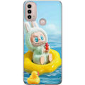 Pikkukuva 1 / 3: Motorola Moto E40 Läpinäkyvä kuori Labubu Stripe Attack - R