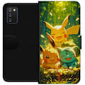 Miniatyrbild 1 av 3: Samsung Galaxy A03s Plånboksfodral Pixelmonster spelstil – färgstark design för retroälskande gamers