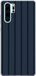 Kompatibelt Mobildeksel til Huawei P30 Pro Blå midnattstriper blå