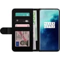 Miniatyrbillede 2 af 3: Kompatibel Tegnebogsetui til OnePlus 7T Pro KATSEYE-logo med gul stjerne, lilla omløbsringe og lys typografi mod sort baggrund sort
