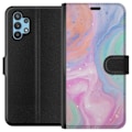 Miniatyrbillede 1 af 3: Samsung Galaxy A32 5G Tegnebogsetui Pastelmarmor