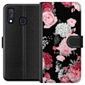 Miniatyrbillede 1 af 3: Samsung Galaxy A40 Tegnebogsetui Blomster