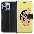 Pikkukuva 1 / 4: Apple iPhone 13 Pro Lompakkokotelo Peeking Shinchan