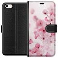 Miniatyrbillede 1 af 3: Apple iPhone 5 Tegnebogsetui Kirsebærblomst