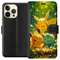 Miniatyrbillede 1 af 3: Apple iPhone 14 Pro Max Tegnebogsetui Pixelmonster spillestil - farverig design til retro-elskende gamere