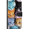 Miniatyrbillede 3 af 3: Apple iPhone 6s Tegnebogsetui Farverige Katte