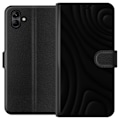 Miniatyrbillede 1 af 3: Samsung Galaxy A05 Tegnebogsetui Sorte Bølger