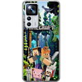 Pikkukuva 1 / 3: Xiaomi 12T Läpinäkyvä kuori Minecraft-matkapuhelinkotelo metsällä ja pikselityylisillä hahmoilla