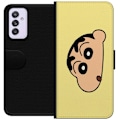 Miniatyrbillede 1 af 3: Samsung Galaxy A82 5G Tegnebogsetui Peeking Shinchan