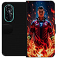 Miniatyrbillede 1 af 3: Huawei nova 8 Pro Tegnebogsetui Ronaldo Inferno - fodboldhelt i flammer