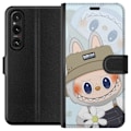 Miniatyrbild 1 av 3: Sony Xperia 1 VI Plånboksfodral Labubu med hatt – Pop Mart-