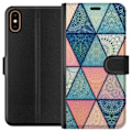 Pikkukuva 1 / 3: Apple iPhone X Lompakkokotelo Mandala Kolmiot
