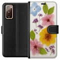 Miniatyrbillede 1 af 3: Samsung Galaxy S20 FE Tegnebogsetui Pressede blomster